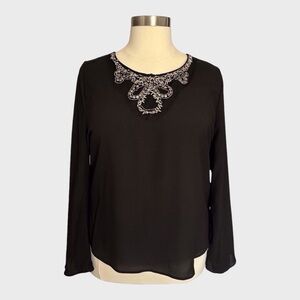 Liberty Love Embellished Beaded Blouse